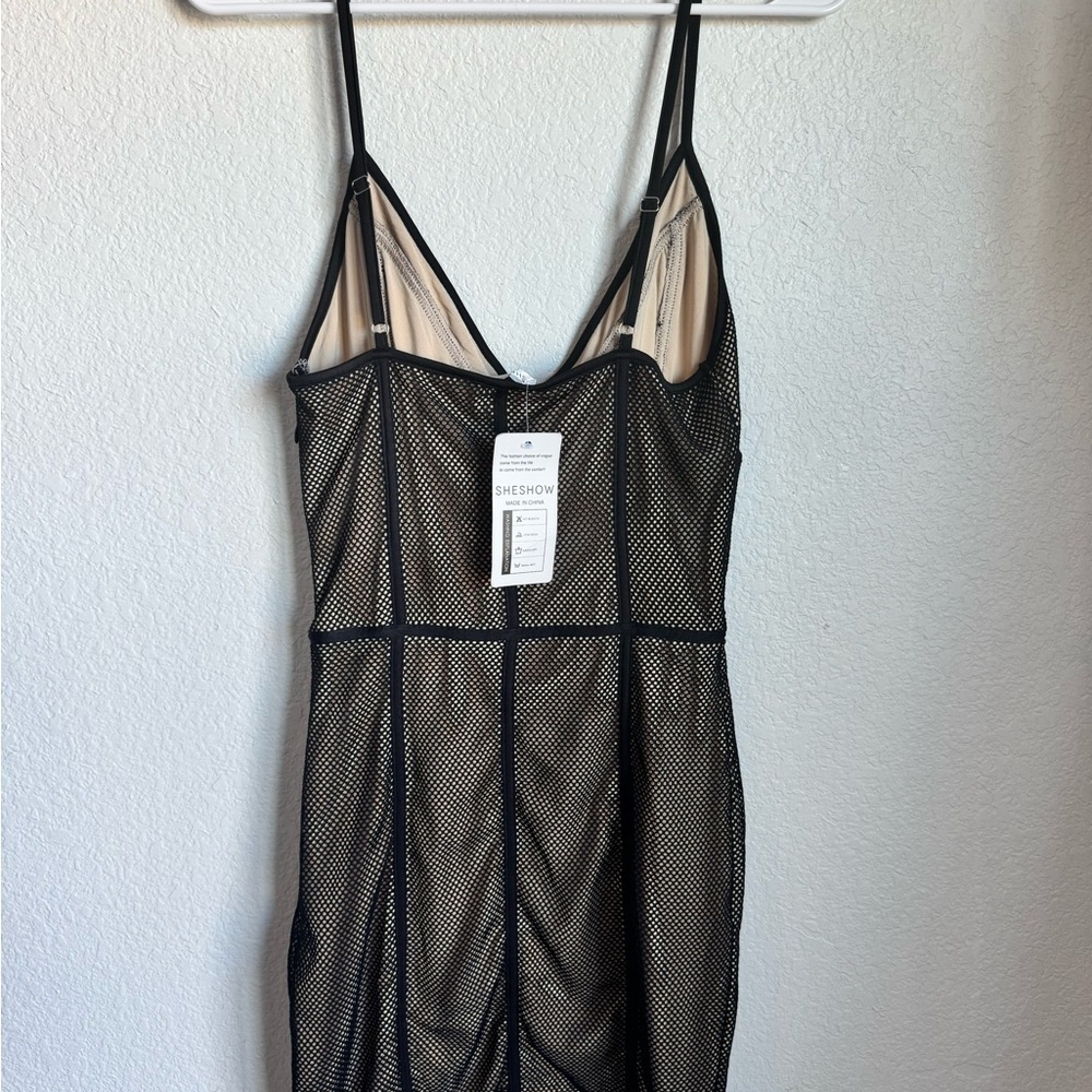 SheShow Mesh Bodycon Mini Dress - Picture 2 of 9